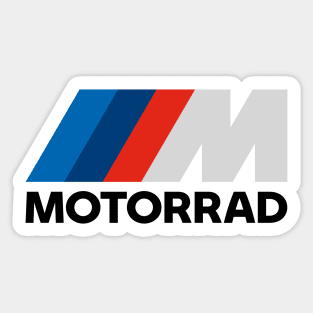 BMW M Motorrad Motorcycle Tee Sticker